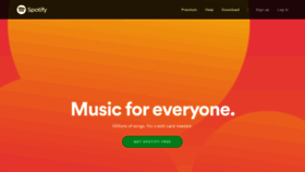 What Spotify-thatsongwhen.com website looked like in 2019 (4 years ago)