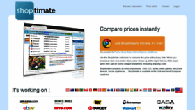 What Shoptimate.com website looked like in 2019 (4 years ago)
