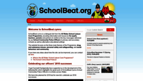 What Schoolbeat.org website looked like in 2019 (4 years ago)