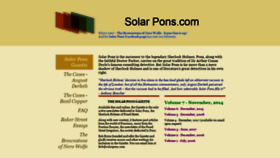 What Solarpons.com website looked like in 2019 (4 years ago)