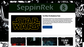 What Seppinrek.com website looked like in 2019 (4 years ago)