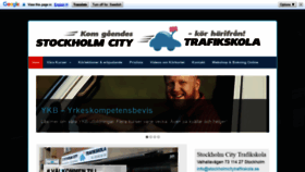 What Stockholmcitytrafikskola.se website looked like in 2019 (4 years ago)