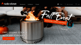 What Solostove.com website looked like in 2019 (4 years ago)