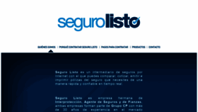 What Segurolisto.mx website looked like in 2019 (4 years ago)