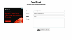 What Send-email.org website looked like in 2019 (4 years ago)