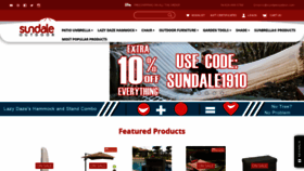What Sundaleoutdoor.com website looked like in 2019 (4 years ago)