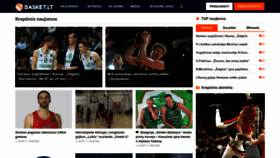 What Sportlive.lt website looked like in 2019 (4 years ago)