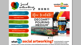 What Social-artworking.com website looked like in 2019 (4 years ago)