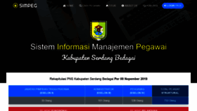 What Simpeg.serdangbedagaikab.go.id website looked like in 2019 (4 years ago)