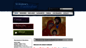 What Standrewscathedral.com website looked like in 2019 (4 years ago)