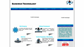 What Sangwantechnology.com website looked like in 2019 (4 years ago)