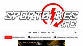 What Sportbikesincmag.com website looked like in 2019 (4 years ago)