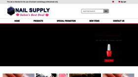 What Samsnailsupply.com website looked like in 2019 (4 years ago)