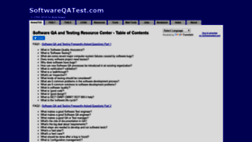 What Softwareqatest.com website looked like in 2019 (4 years ago)