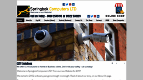 What Springbok-computers.co.uk website looked like in 2019 (4 years ago)