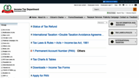 What Search.incometaxindia.gov.in website looked like in 2019 (4 years ago)