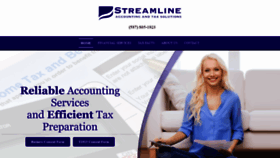 What Streamlineacct.com website looked like in 2019 (4 years ago)