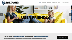 What Softlandro.com website looked like in 2019 (5 years ago)