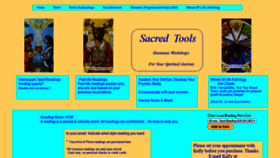 What Sacredtools.net website looked like in 2019 (4 years ago)