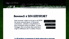 What Soccerstat.net website looked like in 2019 (4 years ago)