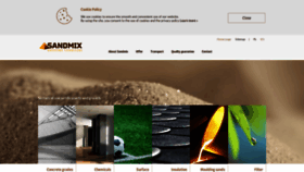 What Sandmix.pl website looked like in 2019 (5 years ago)