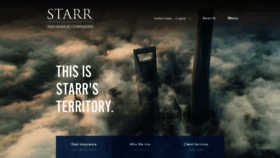 What Starrcompanies.com website looked like in 2019 (4 years ago)