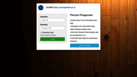 What Siskpi.unmuhjember.ac.id website looked like in 2019 (4 years ago)