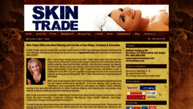 What Skintradespa.com website looked like in 2019 (4 years ago)