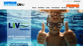What Superiorpool.com website looked like in 2019 (4 years ago)