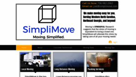 What Simplimove.com website looked like in 2019 (4 years ago)