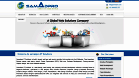 What Samadpro.com website looked like in 2019 (4 years ago)