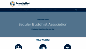 What Secularbuddhism.org website looked like in 2019 (5 years ago)