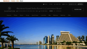 What Sheratongranddoha.com website looked like in 2019 (4 years ago)