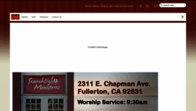 What Searchlightministries.com website looked like in 2019 (4 years ago)