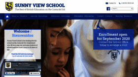 What Sunnyviewschool.com website looked like in 2019 (4 years ago)