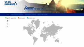 What Studyineuropefairs.eu website looked like in 2019 (4 years ago)