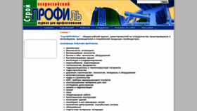 What Stroyprofile.com website looked like in 2019 (4 years ago)