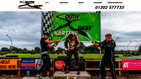 What Southcoastkarting.co.uk website looked like in 2019 (4 years ago)