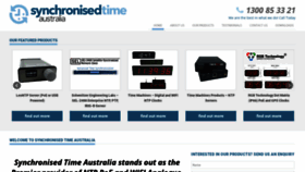 What Synctimeaus.com.au website looked like in 2019 (4 years ago)