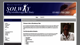What Solwayphysiotherapydumfries.co.uk website looked like in 2019 (4 years ago)