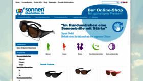 What Sonnenuberbrillen.de website looked like in 2019 (4 years ago)