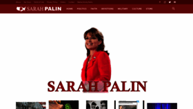 What Sarahpalin.com website looked like in 2019 (4 years ago)