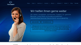 What Support-nummerdeutschland.com website looked like in 2019 (4 years ago)