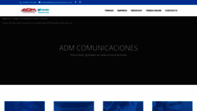 What Sites.admcomunicaciones.com website looked like in 2019 (4 years ago)
