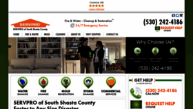 What Servprosouthshastacounty.com website looked like in 2019 (4 years ago)