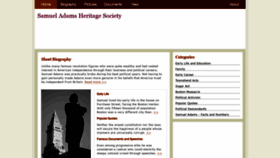 What Samuel-adams-heritage.com website looked like in 2019 (4 years ago)