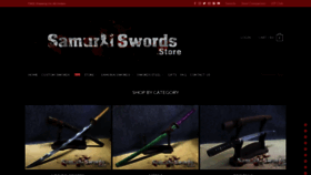 What Samuraiswords.store website looked like in 2019 (4 years ago)