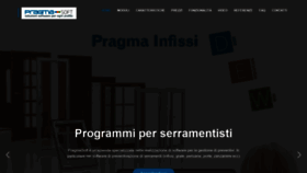 What Softwareinfissi.it website looked like in 2019 (4 years ago)