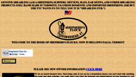 What Shepherdsflock.com website looked like in 2019 (4 years ago)
