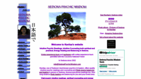 What Sedonapsychicwisdom.com website looked like in 2019 (4 years ago)